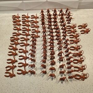 111 Marx 1970s Western Cowboys Cattle Drive Hunters, Trappers and Cowboys